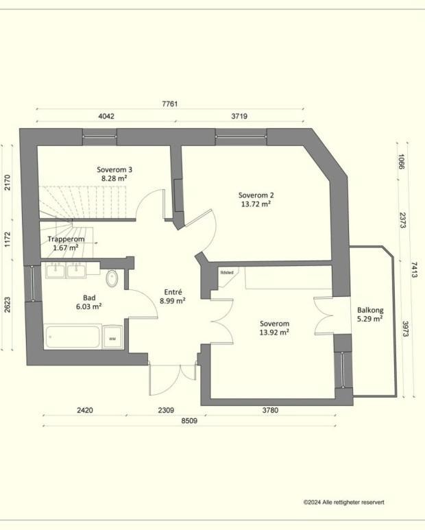 Xtremely Penthouse 2 Story, 3 Bdr Apartment, 104 M2 Apartment Oslo